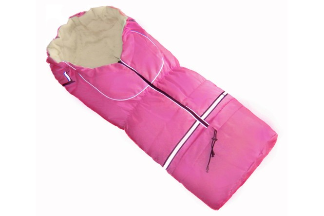 Fußsack NILS FLEECE 110 cm 6 Monate bis 4 Jahre | 40 Farben 17 Pink